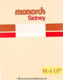 Monarch-Monarch EE, 50392 10\" Lathe, Operations Lubrications and Electrical Manual 1970-10\"-EE-04